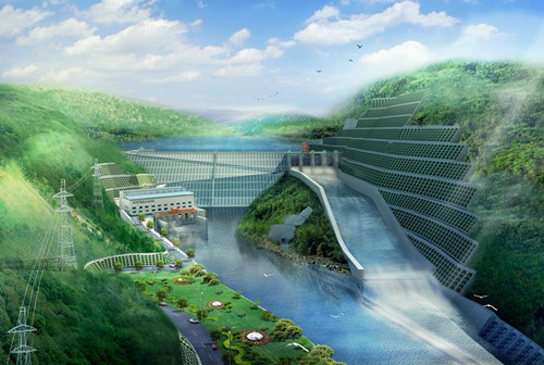 周矶管理区老挝南塔河1号水电站项目